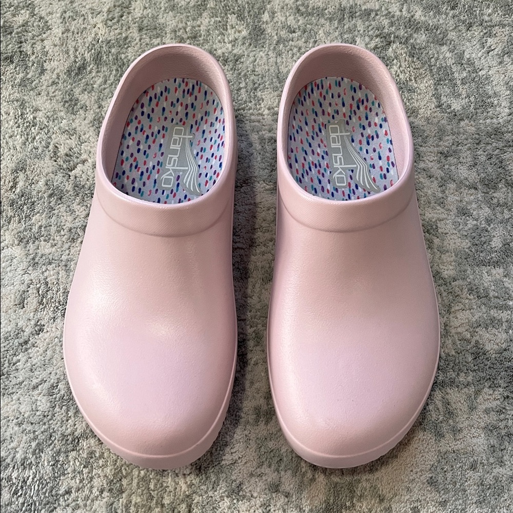 Dansko Kaci Molded Clogs, Pink, size 39